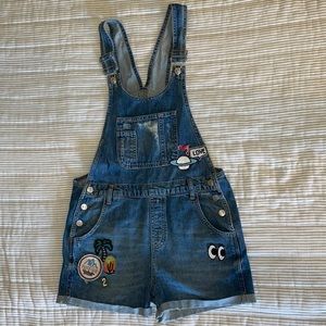 TOPSHOP MOTO short overalls